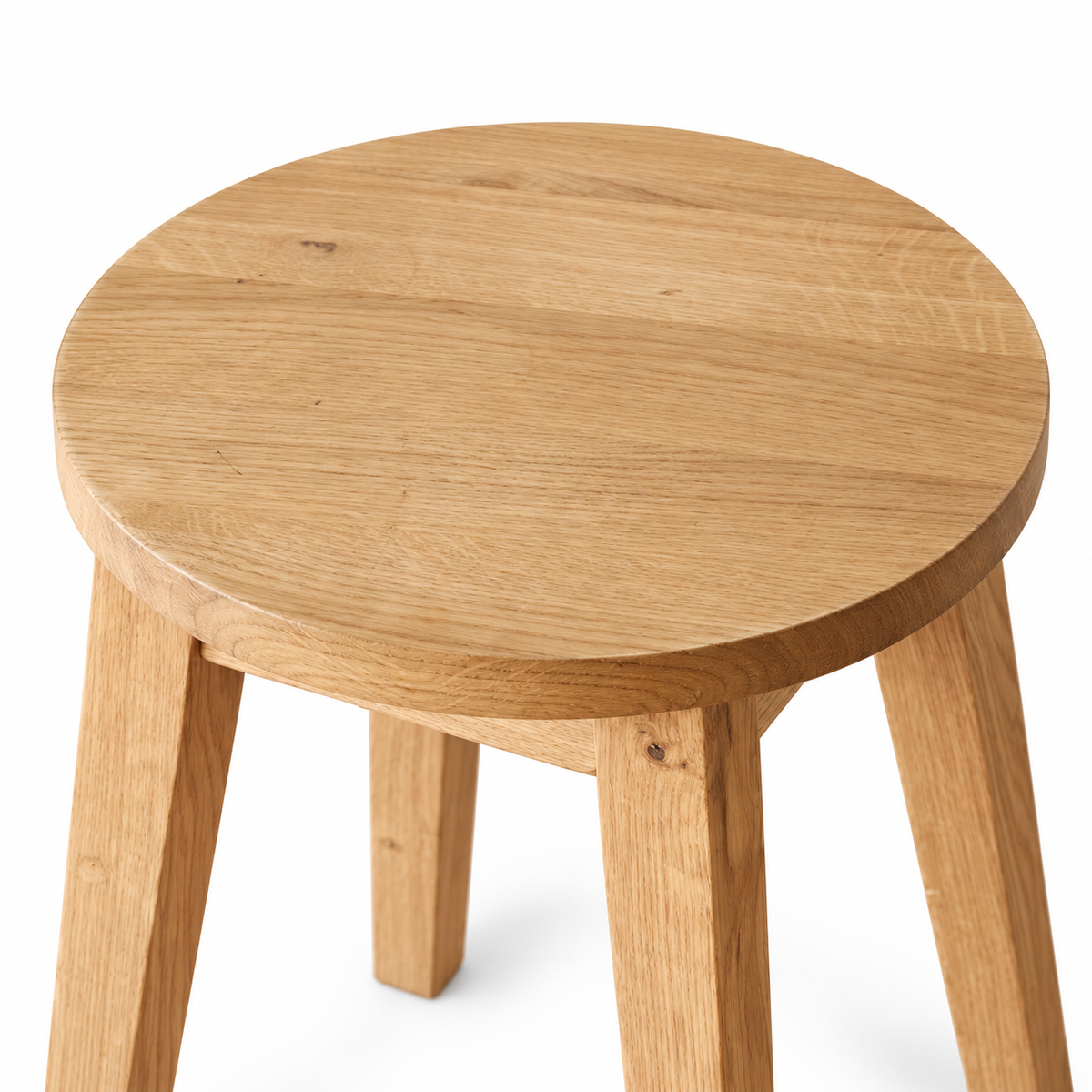 ROUND STOOL| שרפרף עגול מעץ מלא