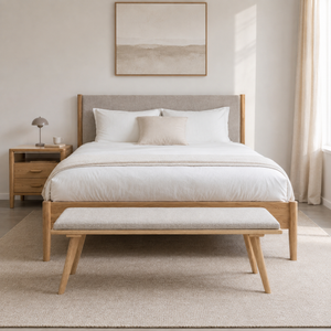 HARGROVE BENCH| ספסל מרופד מעץ מלא