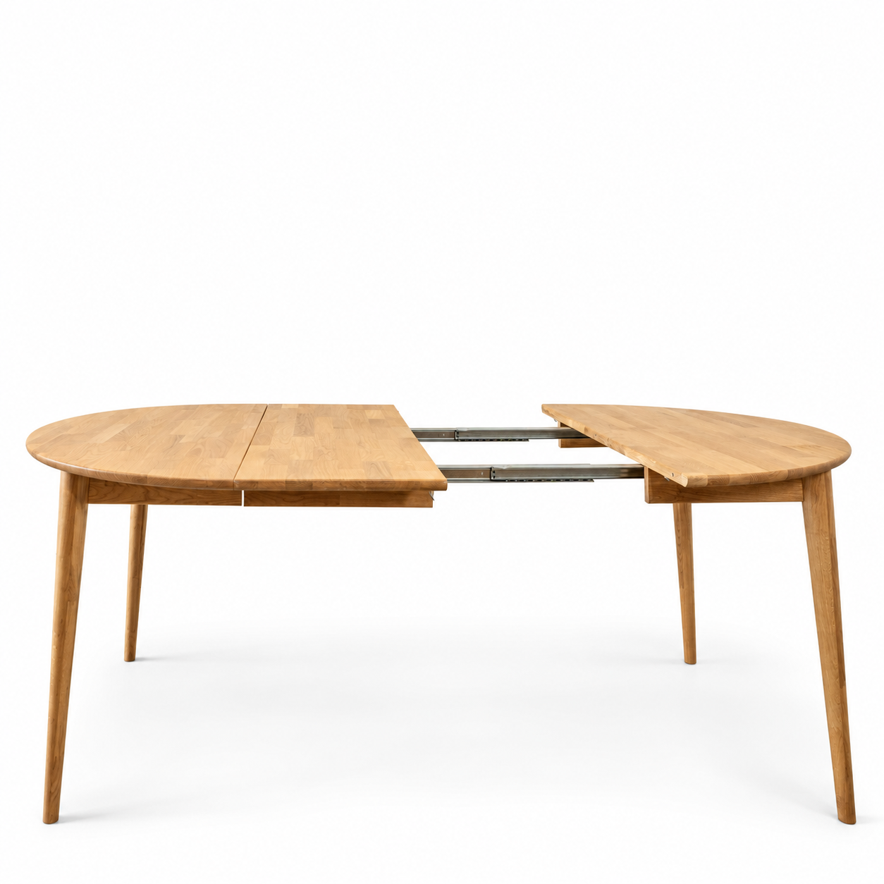 ANDERSON | שולחן אוכל עגול מעץ אלון מלא