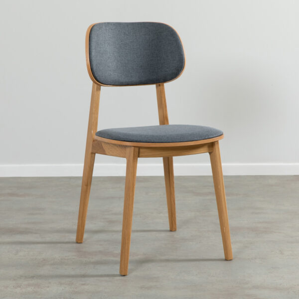 כיסא מדגם ורדה מעץ אלון מלא